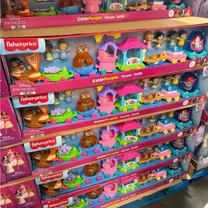 Fisher-Price Disney Princess Little People Parade Set - Pink and Blue